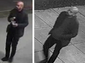 Images released by the Metropolitan Police Department of a man sought in the shootings of homeless people.