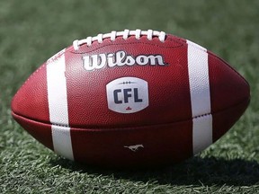 A CFL Football. Jim Wells, Postmedia.