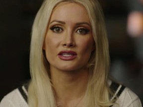 Holly Madison in a scene from the Secrets of Playboy.