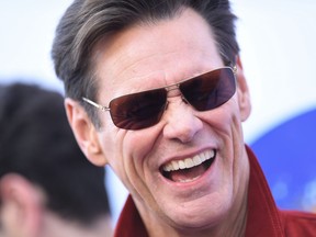 Actor Jim Carrey attends the "Sonic The Hedgehog" Family Day Event at Paramount Studio, in Los Angeles, Calif., on January 25, 2020.