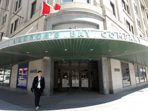 The Hudson's Bay store in downtown Winnipeg.