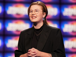 Toronto tutor Mattea Roach in an image posted to the Jeopardy! Instagram page.