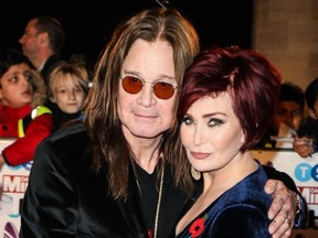 Ozzy and Sharon Osbourne at the 2017 Pride of Britain awards.