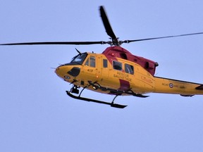 The search for a plane that crashed near Sioux Lookout, Ont. included a Griffon helicopter from the air force.