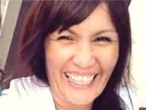 An undated photo of Gloria Gladue, whose remains were discovered in rural Manitoba in 2018. Gladue went missing Oct. 10, 2015, in Wabasca-Desmarais. Grant Sneesby has been charged with her murder.
