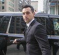 Hedley frontman Jacob Hoggard leaves 361 University Ave. Courts on Friday, May 6, 2022.