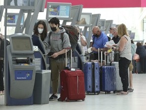 Numbers have been rising for Canadians travelling abroad, including from Pearson airport on Wednesday, May 25, 2022.