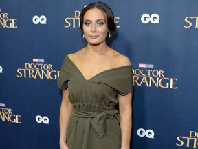 Zara Phythian is pictured at the "Doctor Strange" premier in October 2016.