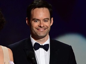 Bill Hader presents the award for Outstanding Supporting Actor In A Limited Series Or Movie during the 71st Emmy Awards at the Microsoft Theatre in Los Angeles on Sept. 22, 2019.