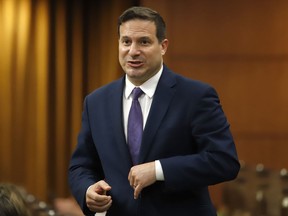 Minister of Public Safety Marco Mendicino rises during Question Period in the House of Commons on Parliament Hill in Ottawa on Friday, June 17, 2022.