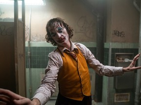Joaquin Phoenix in a scene from Joker.