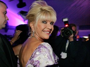 Ivana Trump smiles at her belated birthday party at the Pangaea Soleil club during the 59th Cannes Film Festival in Cannes, May 24, 2006.