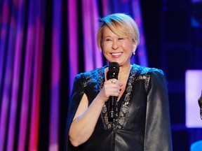 Yeardley Smith speaks onstage at the 2020 iHeartRadio Podcast Awards at the iHeartRadio Theater on Jan. 17, 2020 in Burbank, Calif.