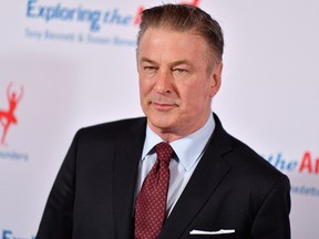 In this file photo taken on April 12, 2019, Alec Baldwin attends the 'Exploring the Arts' 20th anniversary Gala at Hammerstein Ballroom in New York.