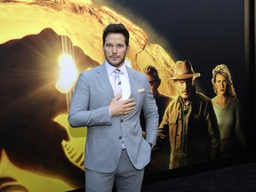Chris Pratt attends the Los Angeles premiere of Universal Pictures' "Jurassic World Dominion" on June 6, 2022 in Hollywood.