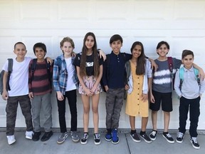 Octomom Nadia Suleman recently posted a photo on Instagram of her eight youngest kids -- Noah, Maliyah, Isaiah, Nariyah, Jonah, Makai, Josiah and Jeremiah -- who are now 13 years old.