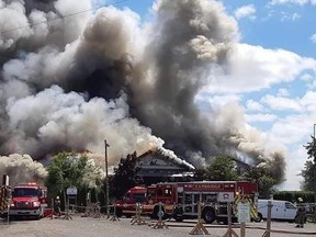 The Old Marina Restaurant was destroyed by fire over the weekend.