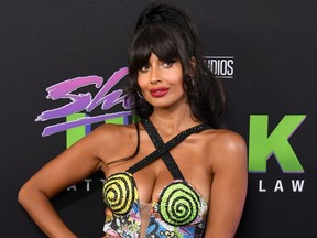Cast member Jameela Jamil attends a premiere for the television series She-Hulk: Attorney at Law, in Los Angeles, Calif., Aug. 15, 2022.