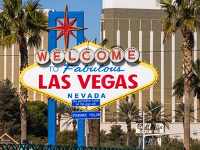The famous "Welcome to Fabulous Las Vegas" sign in Las Vegas is seen on Saturday, January 26 2019.