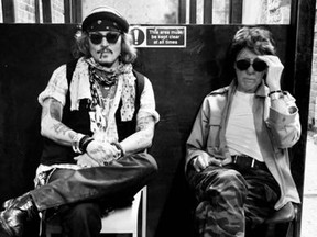 Johnny Depp, left, and Jeff Beck.