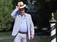 Canadian actor Brendan Fraser arrives at the pier of the Excelsior Hotel during the 79th Venice International Film Festival at Lido di Venezia in Venice, Italy, Sunday, Sept. 4, 2022.