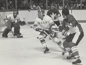 From the archival file folder: Sports: Hockey, International 1972: Team Canada vs. U.S.S.R. Games in Canada.