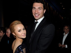 Actress Hayden Panettiere and boxer Wladimir Klitschko attends the Earth Day celebration and screening of Avatar benefitting the Partnership for Los Angeles Schools at Nokia Theatre L.A. Live on April 22, 2010 in Los Angeles, Calif.