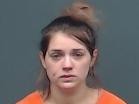 This undated booking photo provided by the Bi-State Detention Center in Texarkana, Texas, shows Taylor Rene Parker. Parker, accused of killing a woman to steal her unborn baby to present as her own, went on trial for capital murder, Monday, Sept. 12, 2022.