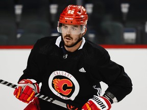 Calgary Flames defenceman MacKenzie Weegar during training camp on Thursday, Sept. 22, 2022.