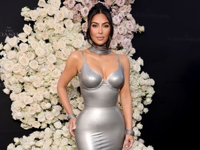 Kim Kardashian attends the Los Angeles premiere of The Kardashians 2022 - Getty
