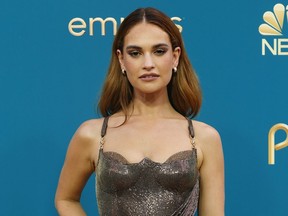 Lily James - 74th Emmys - Los Angeles - September 12th 2022 - Getty