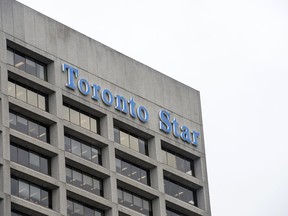 The head offices of the Toronto Star newspaper at the foot of Toronto’s Yonge Street, Thursday November 8, 2018. [Peter J Thompson] [For Financial Post story by TBA/Fianancial Post]