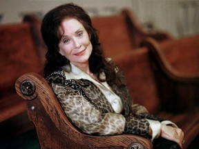 Country music great Loretta Lynn poses for a portrait in September 2000 in Nashville.