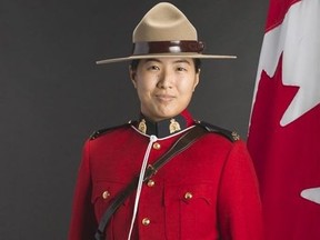 Constable de la GRC.  Shaelyn Yang est vue sur cette photo non datée de la GRC.