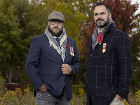 Chris Dupee (left) and Nickolas Harper are photographed in Newmarket, Ontario, on Friday, October 7, 2022.