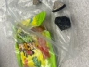 A concerned parent found an unknown substance in their child's Halloween candy.