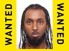 Saed Osman is an Edmonton suspect wanted for first-degree murder in relation to the Ertale Lounge shooting in March 2022 that killed one and injured another six. Supplied image