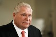 Ontario Premier Doug Ford attends a news conference at the Michener Institute of Education in Toronto, Thursday, Dec. 1, 2022.