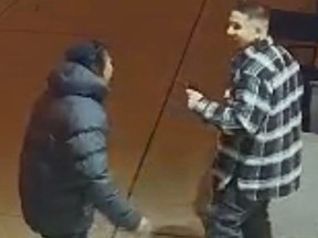 Investigators need help identifying two suspects sought for an assault that occurred in downtown Toronto on Dec. 4, 2022.