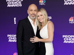 Jo Koy and Chelsea Handler attend the 47th Annual People's Choice Awards in Santa Monica, Calif., Dec. 7, 2021.