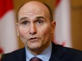 Minister of Health Jean-Yves Duclos attends a news conference, as efforts continue to help slow the spread of COVID-19 in Ottawa, Feb. 15, 2022.