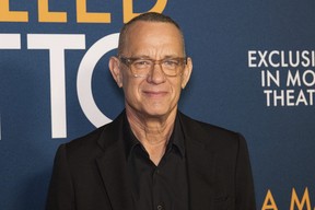 Tom Hanks poses during a photocall for "A Man Called Otto" on Monday, Dec. 5, 2022, at The Academy Museum in Los Angeles.
