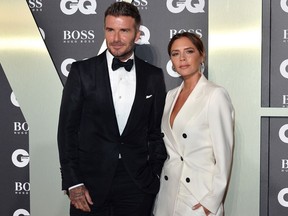 David Beckham and Victoria Beckham.