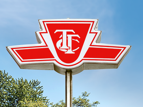 A TTC sign.
