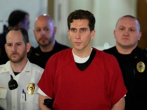 Bryan Kohberger, who is accused of killing four University of Idaho students, is escorted to an extradition hearing at the Monroe County Courthouse in Stroudsburg, Pa., Tuesday, Jan. 3, 2023.