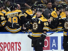 Brad Marchand and the Boston Bruins take on the Maple Leafs on Wednesday night in the final game for both teams before the all-star break.