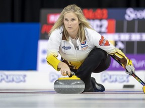 Manitoba's Jennifer Jones beat Northern Ontario's Krista McCarville Saturday night in the Page playoff 1 vs. 2 game.