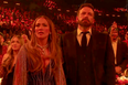 Jennifer Lopez and Ben Affleck at Sunday night's Grammy Awards.