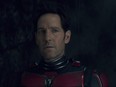 Paul Rudd as Scott Lang/Ant-Man in Ant-Man and the Wasp: Quantumania.