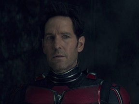 Paul Rudd as Scott Lang/Ant-Man in Ant-Man and the Wasp: Quantumania.